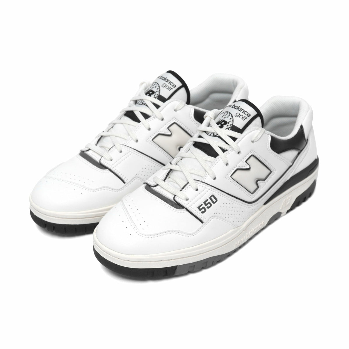 New Balance 550 Golf Shoe - White/Black Malbon Men