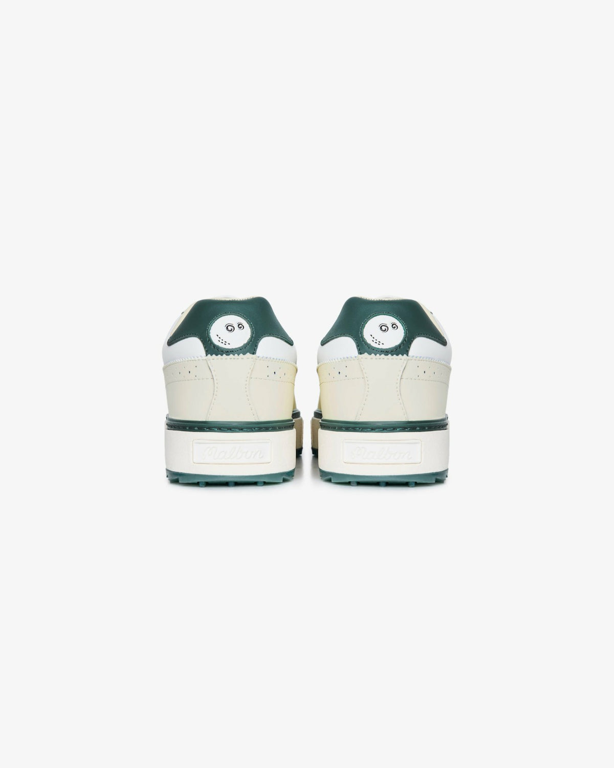 Course Golf Shoe - Ivory / Green Malbon Men