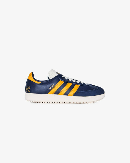 Malbon Samba Golf Shoe - Navy / Saffron Malbon Men