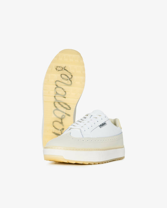 Course Golf Shoe - Ivory / Yellow Malbon Men