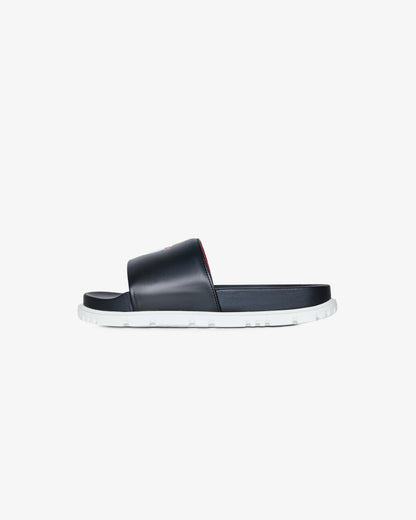 Buckets Slide - Black/Red Malbon Men