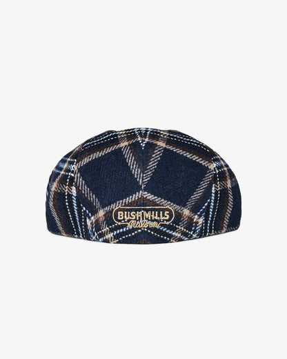 Bushmills Newsboy Cap - Blue Plaid Malbon Men