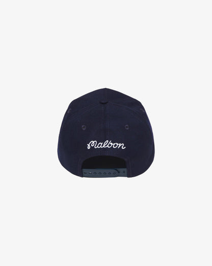 Malbon X New Era 9forty A-Frame M Script - Navy Malbon Men