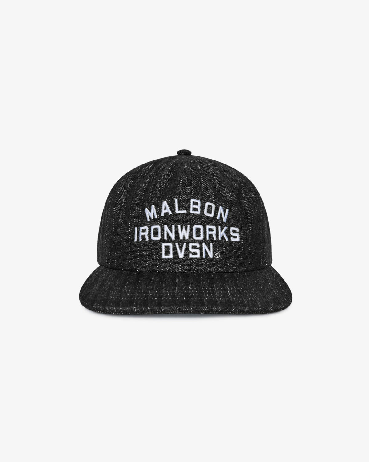 Foreman Snapback - Black Stone Washed Denim Malbon Men