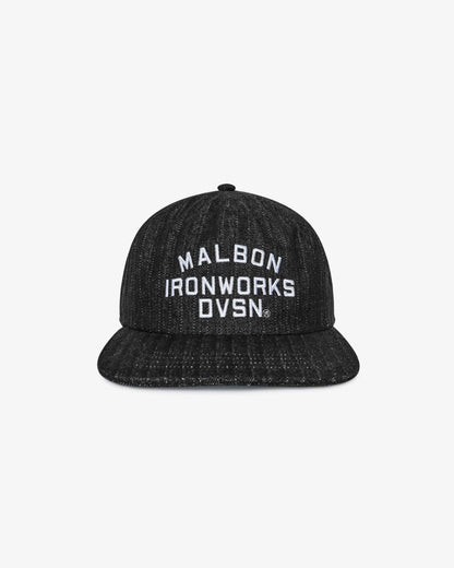 Foreman Snapback - Black Stone Washed Denim Malbon Men