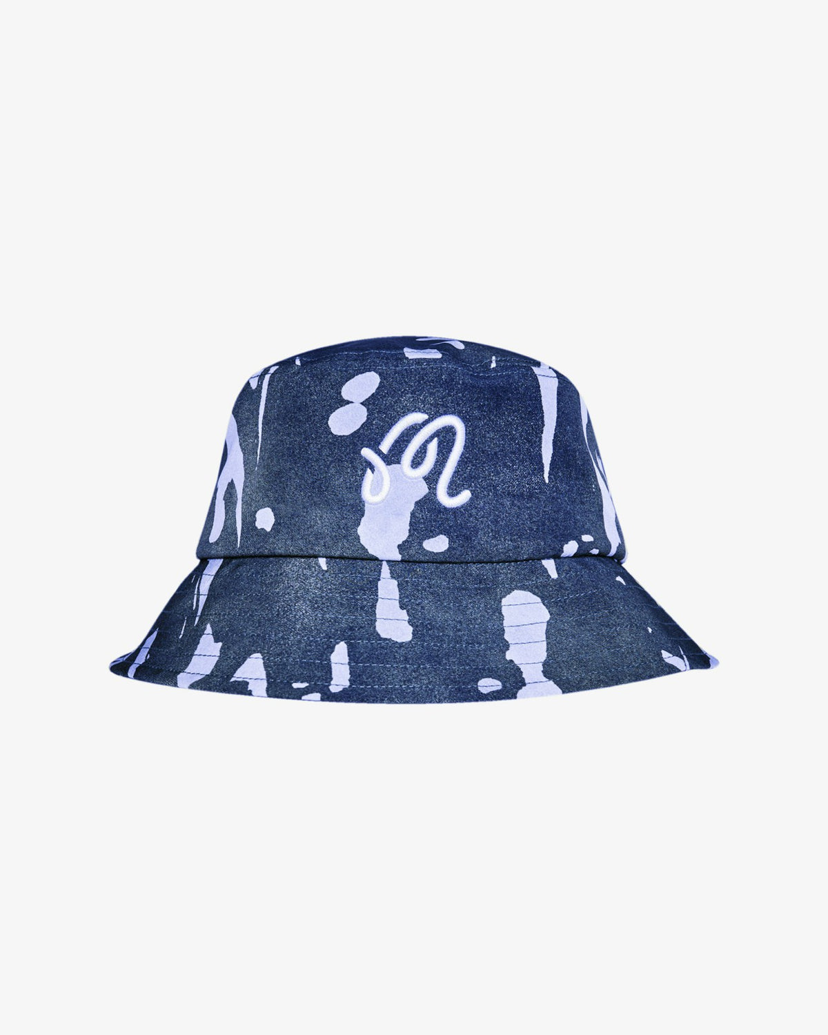 Inkwash Bucket Hat - Navy Inkwash Malbon Men