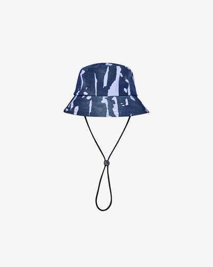 Inkwash Bucket Hat - Navy Inkwash Malbon Men