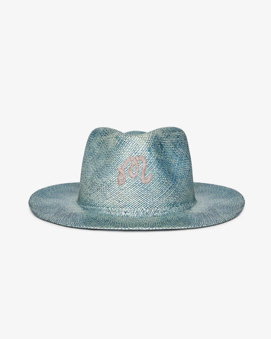 Indigo Straw Hat - Indigo Malbon Men