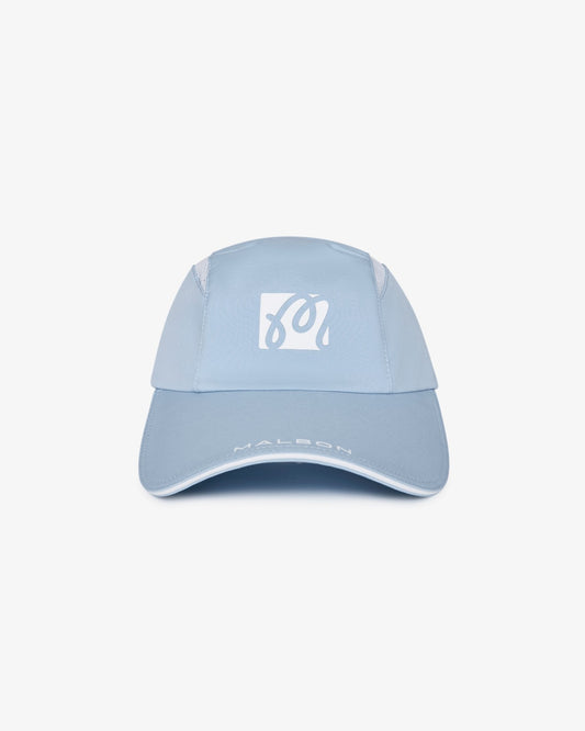 Performance Mesh Panel Bungee Hat - Subdued Blue Malbon Men