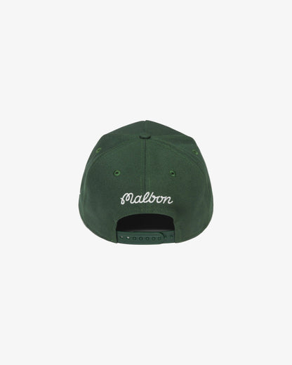 Malbon X New Era 9forty A-Frame M Script - Forest Malbon Men