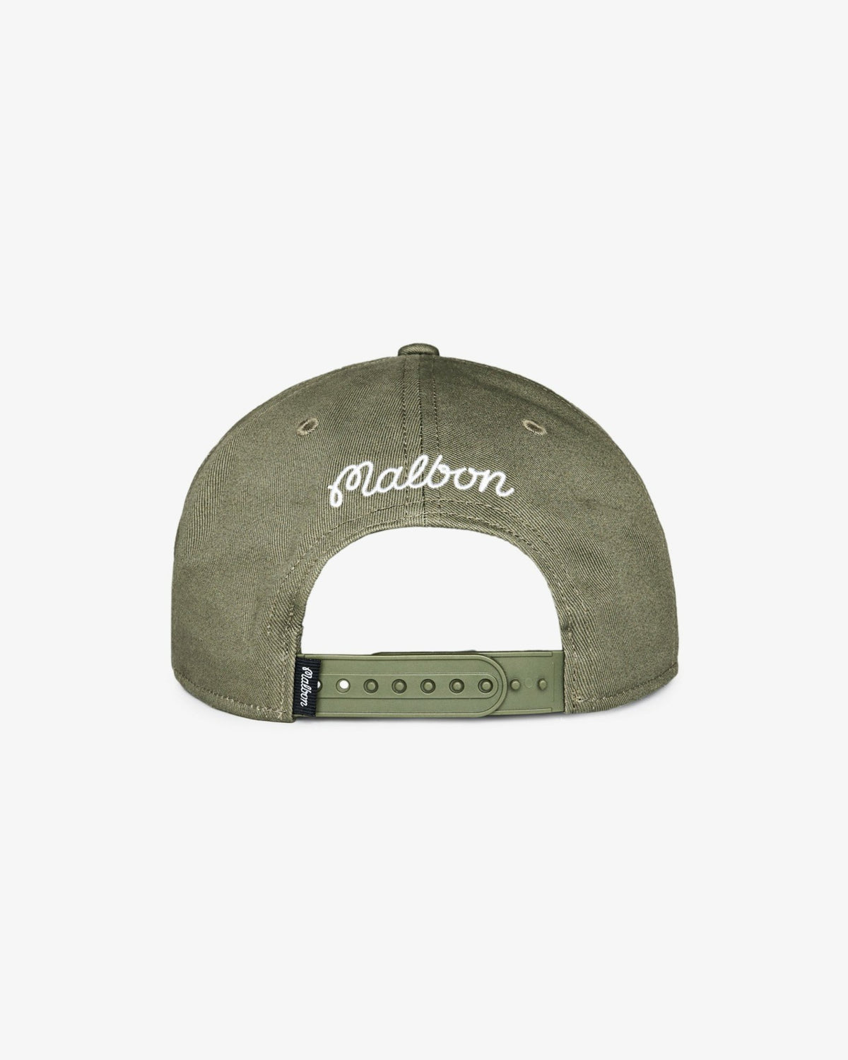 M Script Snapback - Military Green Malbon Men