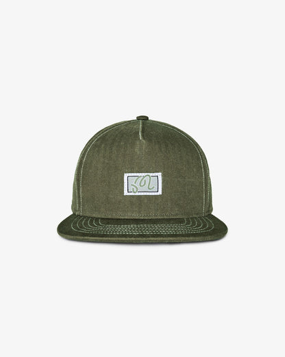 Station Snapback - Military Green Malbon Men