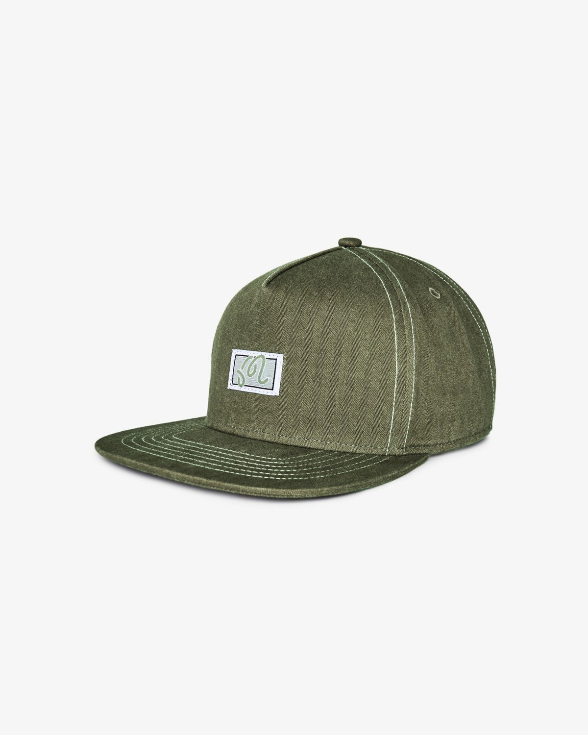 Station Snapback - Military Green Malbon Men