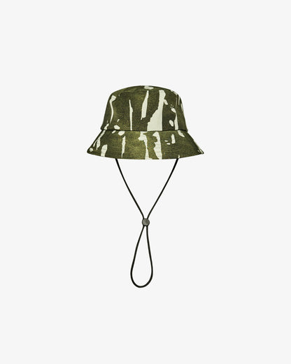Inkwash Bucket Hat - Olive Inkwash Malbon Men