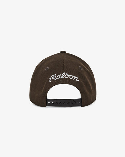 Malbon X New Era 9forty A-Frame M Script - Walnut Malbon Men