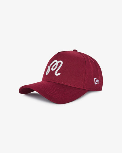 Malbon X New Era 9forty A-Frame M Script - Cardinal Malbon Men