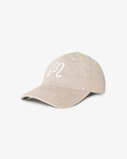 Hickory Dad Hat - Hickory Brown Stripe Malbon Men