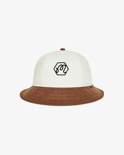 Bettindardi Bell Bucket Hat - Egret Malbon Men
