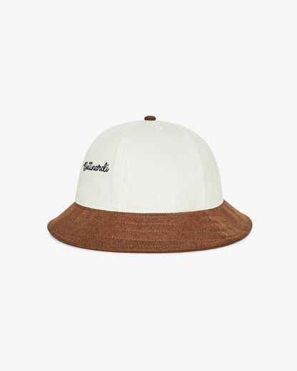 Bettindardi Bell Bucket Hat - Egret Malbon Men
