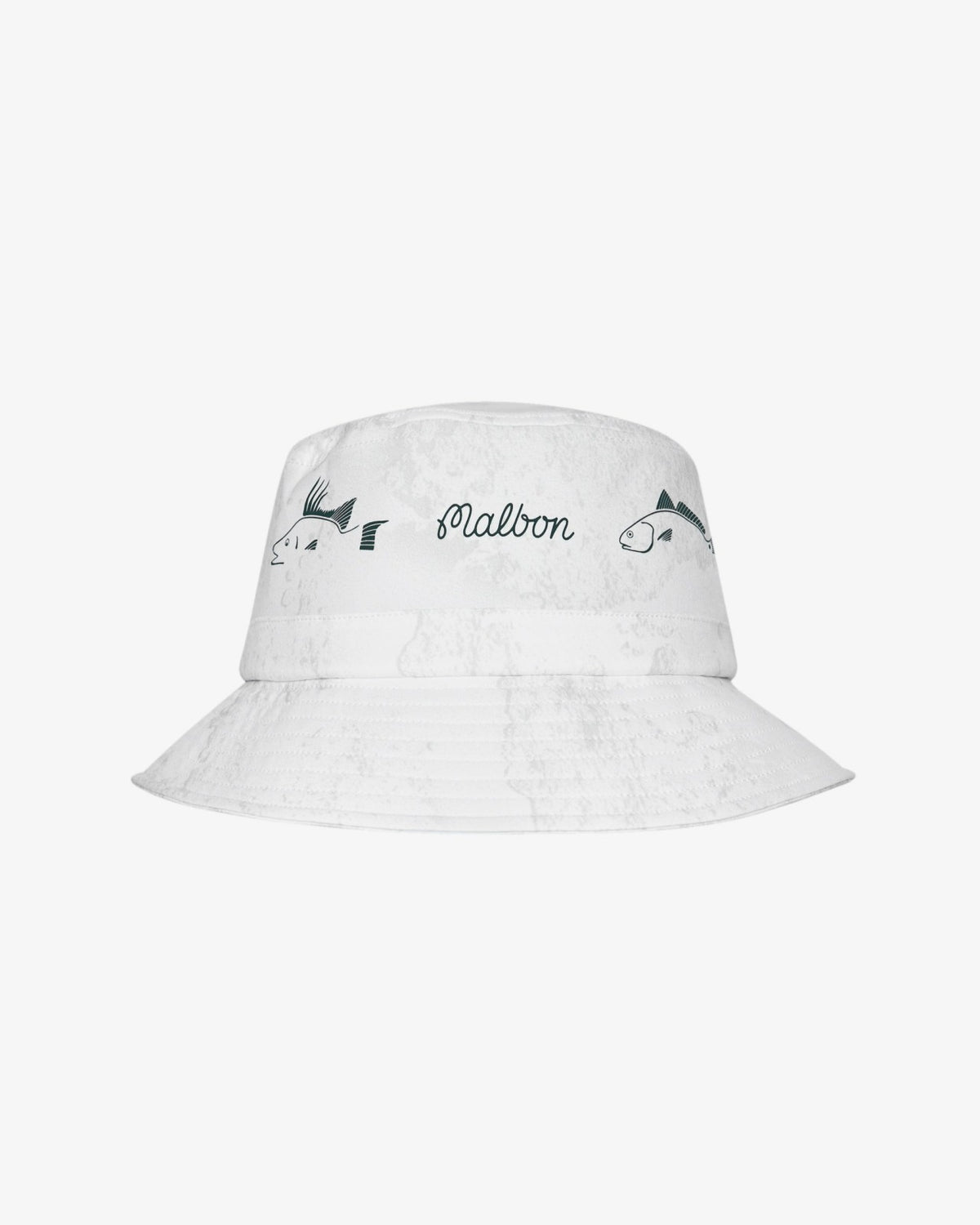 Golf And Tackle Bucket Hat - White Ripple Malbon Men