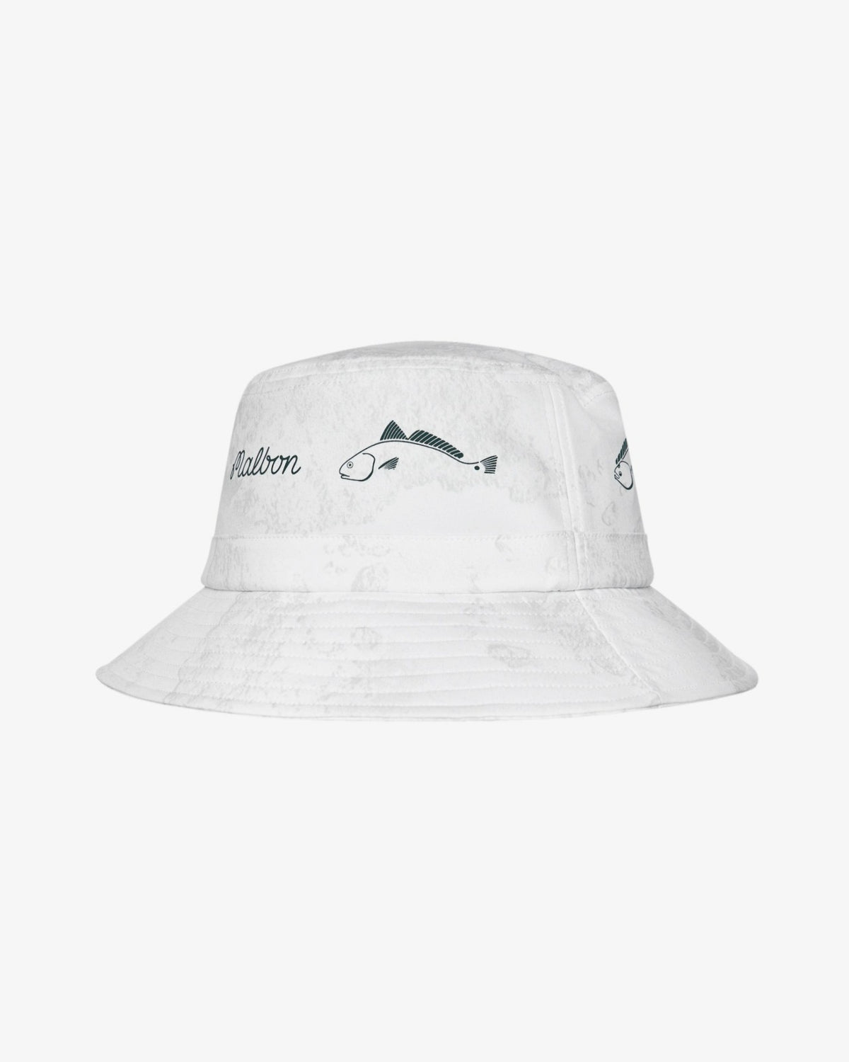 Golf And Tackle Bucket Hat - White Ripple Malbon Men