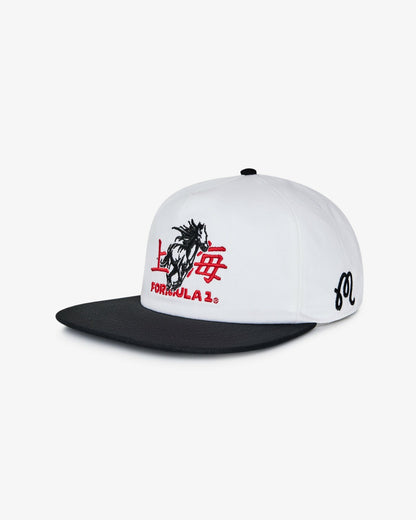 Stallion Snapback - White / Black Malbon Men