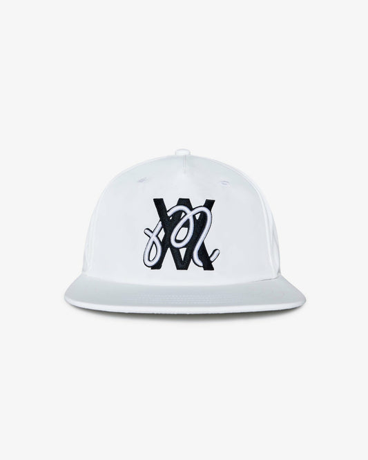 Arsham Fracture Snapback - White Malbon Men