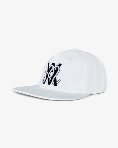 Arsham Fracture Snapback - White Malbon Men