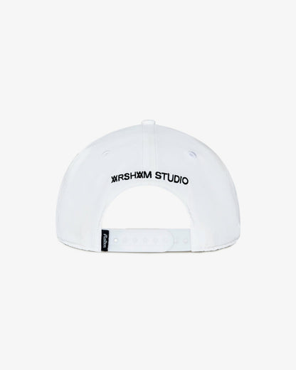 Arsham Fracture Snapback - White Malbon Men