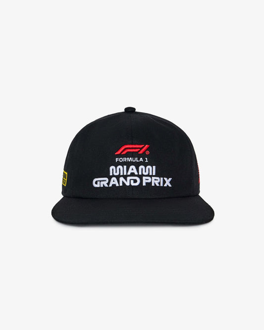 Grand Prix Tune-Up Snapback - Black Malbon Men