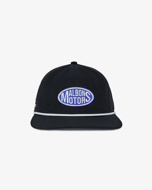 Grand Prix Speed Shop Rope Hat - Black Malbon Men