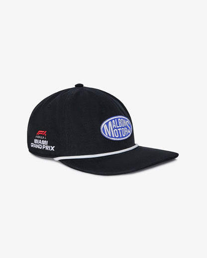 Grand Prix Speed Shop Rope Hat - Black Malbon Men