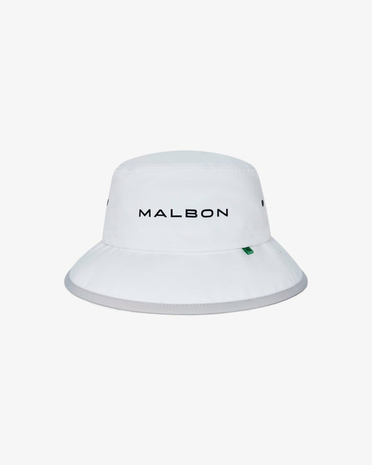 Performance Tech Bucket Hat - White Malbon Men