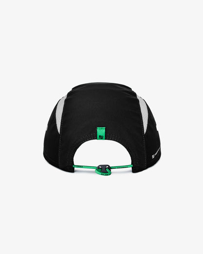 Performance Mesh Panel Bungee Hat - Black Malbon Men