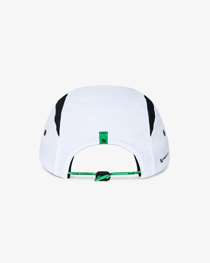 Performance Mesh Panel Bungee Hat - White / Silver Malbon Men