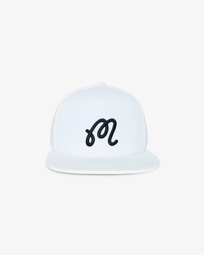 M Snapback - White Malbon Men
