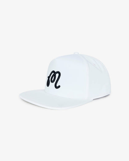 M Snapback - White Malbon Men