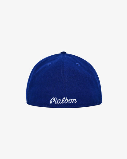 Malbon X New Era 59fifty M Script - Blue/White Malbon Men