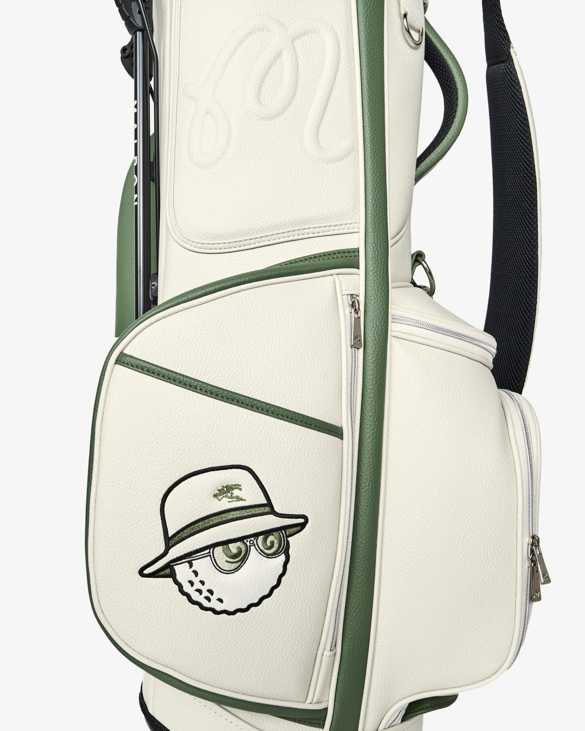 Amongst The Cypress Golf Stand Bag - Cream/Sage Malbon Men