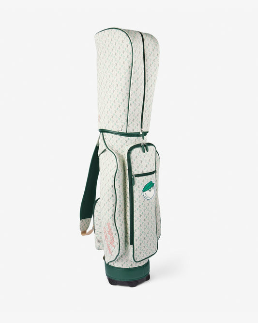 Jimmy Choo X Malbon Golf Bag - Latte/Malbon Green/Malbon Pink Malbon Men
