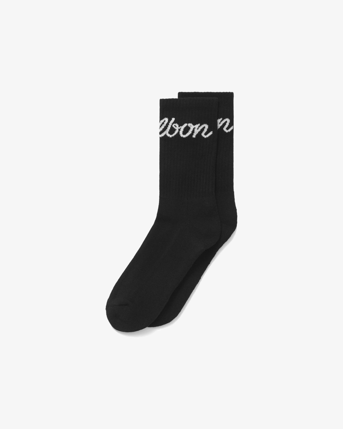 Bon Script Sock - Black Malbon Men